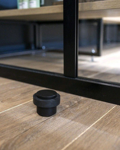 Zanda Round Floor Mount Door Stop – 38X38Mm - primehardware