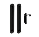 Zanda Duke Sliding Door Lock Kit Flush Pull Integrated Design Multiple Sizes & Finishes - primehardware