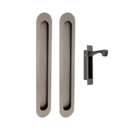 Zanda Duke Sliding Door Lock Kit Flush Pull Integrated Design Multiple Sizes & Finishes - primehardware