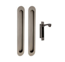 Zanda Duke Sliding Door Lock Kit Flush Pull Integrated Design Multiple Sizes & Finishes - primehardware