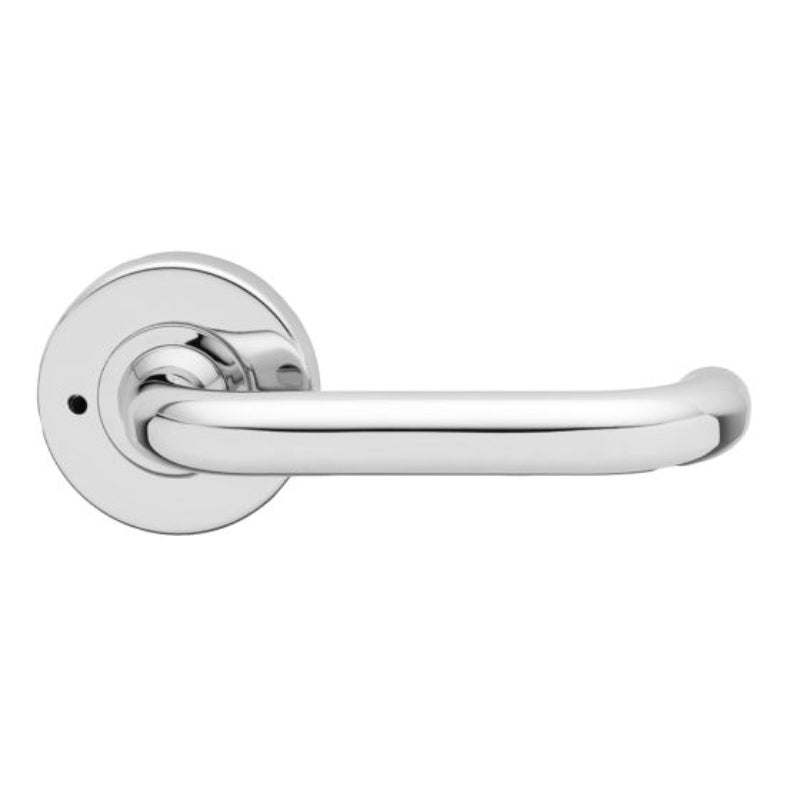 Lockwood Velocity 55mm Round Privacy Set & L2 Lever CP DP Chrome Plate VSR2/37CP - primehardware
