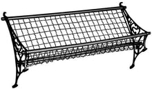 Superior Brass Railway Shelf Black Matt Black 740x300mm
