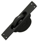 Superior Brass Sash Cord Pulley Matt Black 125mm - primehardware