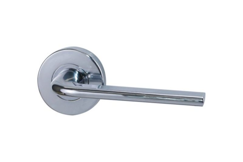 Lockwood Velocity 55mm Round Passage Set & L4 Lever CP DP Chrome Plate  VSR1/L4CPDP