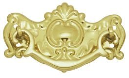 Superior Brass Cabinet Fitting PB 48x80mm - primehardware