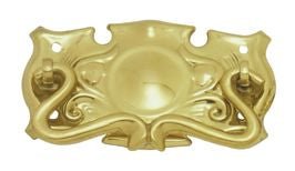 Superior Brass Cabinet Fitting PB 38x68mm - primehardware