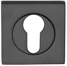 Austyle Square Escutcheon Euro Builders Choice Range Black 52mm (Pair)