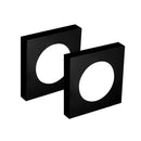 Austyle Square Adaptor Rose for Builders Choice Levers Black 52mm - primehardware