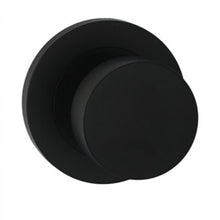 Superior Brass Flat Face Knob Passage Matt Rose Black 73mm (Pair)