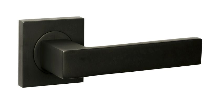 Austyle Builders Choice Lever Integrated Passage Privacy Black 52mm - primehardware
