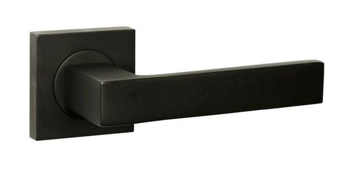 Austyle Builders Choice Lever Integrated Passage Privacy Black 52mm - primehardware