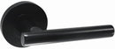 Austyle Builders Choice Lever 63mm Rnd Rose Black 63mm - primehardware