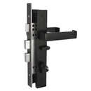 Builders Choice Long Plate myLock (CC 85mm) DDA Lever Black 225x32mm ONLY LEVER SET - primehardware