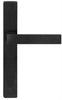 Builders Choice Long Plate Plassage Set Black 225x32mm ONLY LEVER SET - primehardware