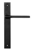 Builders Choice Long Plate Passage Set Black 225x32mm ONLY LEVER SET - primehardware