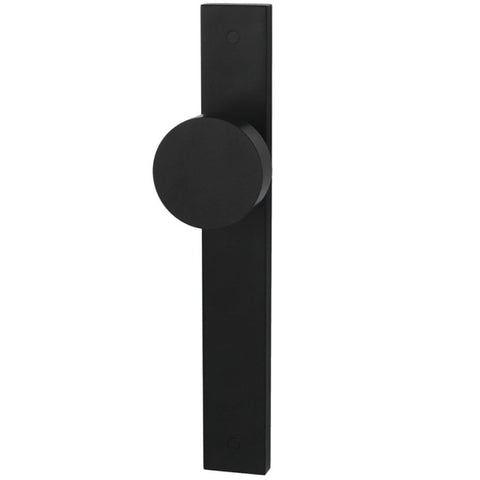 Builders Choice Designer Knob Set Black 225mm ONLY LEVER SET - primehardware
