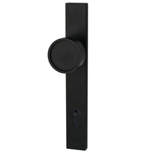 Builders Choice Designer Knob Set Black 225mm Entrance 85mm ONLY LEVER SET (Pair)