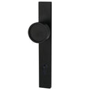 Builders Choice Designer Knob Set Black 225mm Entrance 85mm ONLY LEVER SET - primehardware