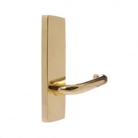Lockwood 1805 Square End Plate With 70 Lever Polished Brass 1805/70PB - primehardware