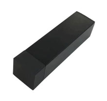 Superior Brass Door Stop Square Bolt Fix 85mm Matt Black 22x22x75mm