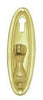 Superior Brass Cabinet Fitting Tear Drop PB 84x25mm - primehardware