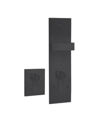 Austyle Escutcheon & Snib Set Black - 85mm myLock 53736 - primehardware