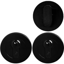 AUSTYLE Euro Escutcheon and Snib Round Black 52mm 53737