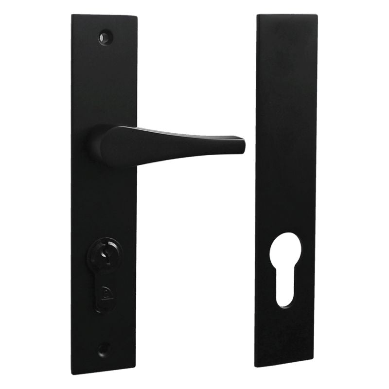 Austyle DDA Escutcheon & Snib Set Black 155x30mm myLock 53738 - primehardware