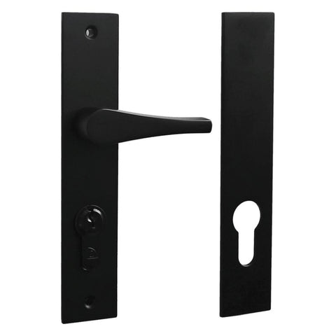 Austyle DDA Escutcheon & Snib Set Black 155x30mm myLock 53738 - primehardware