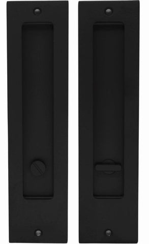 Austyle Flush Pull Rectangle (Bathroom/Privacy) Black 220x55mm - primehardware