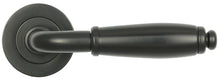 Superior Brass Lever Handle Matt Black 52mm Backplate (Pair)