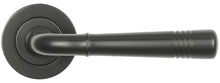 Superior Brass Lever Handle Matt Black 52mm Backplate (Pair)