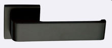 Superior Brass Lever Passage 52mm Square Backplate Matt Black 52mm Sqr backplate (Pair)