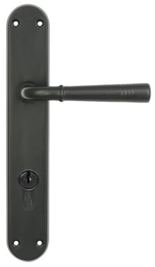 Superior Brass Lever Handle Entrance CC 47.6mm Matt Black 255x42mm (Pair) Only Lever Set