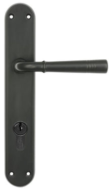 Superior Brass Lever Handle Entrance CC 85mm Matt Black 255x42mm (Pair) Only Lever Set