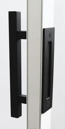 Austyle Integrated Pull Handle & Flush Pull Black 300mm - primehardware
