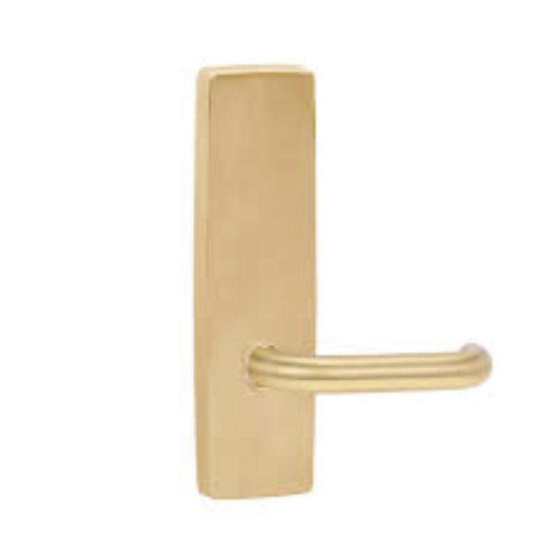 Lockwood 1805 Square End Plate With 70 Lever Satin Brass 1805/70SB