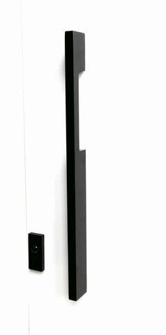 Austyle Entry Handle Blade Design Double Black 450mm - primehardware