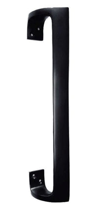 Austyle Entrance Pull Handle — Square Twist | Matt Black Solid Brass 400mm