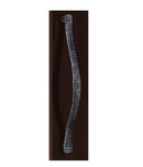Long, thin object resembling a worm on a dark background