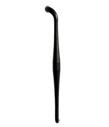 Superior Brass Entrance Handle Tear Drop Black 600mm (Pair) - primehardware