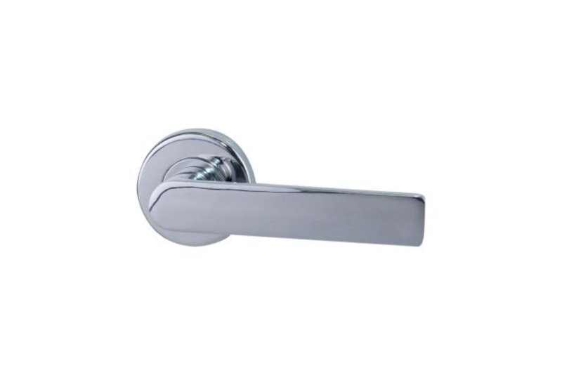Lockwood Velocity 55mm Round Passage Set & L3 Lever CP DP Chrome Plate  VSR1/L3CPDP
