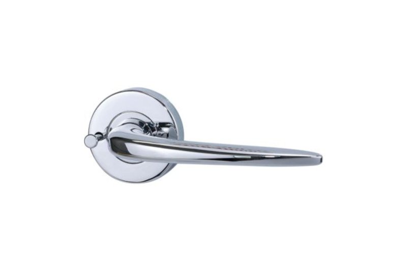 Lockwood Velocity 55mm Round Privacy Set & L1 Lever CP DP Chrome Plate  VSR2/L1CPDP