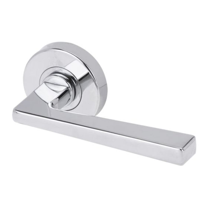 Lockwood Velocity 55mm Round Privacy Set & 28 Lever CP TP Chrome Plate VSR2/28CP - primehardware