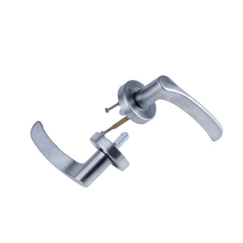 Lockwood Velocity 55mm Round Privacy Set & 34 Lever SC TP Satin Chrome  VSR2/34SC