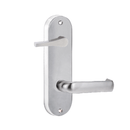 Lockwood 2939 Round End Plate With Disabled Turn & 77 Lever Chrome Plate 2939/77CP - primehardware