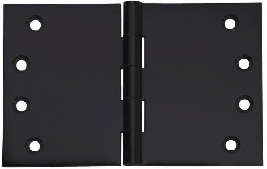 Superior Brass Broad Butt Hinge Fix Pin per 2 + screws Black 100x175x3.5mm - primehardware