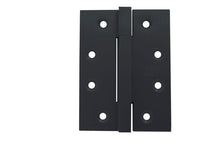 Superior Brass Square Knuckle Butt Hinge Fixed Pin Inc Screws Black 100x76 Matt Black 100x76x3mm (Pair)