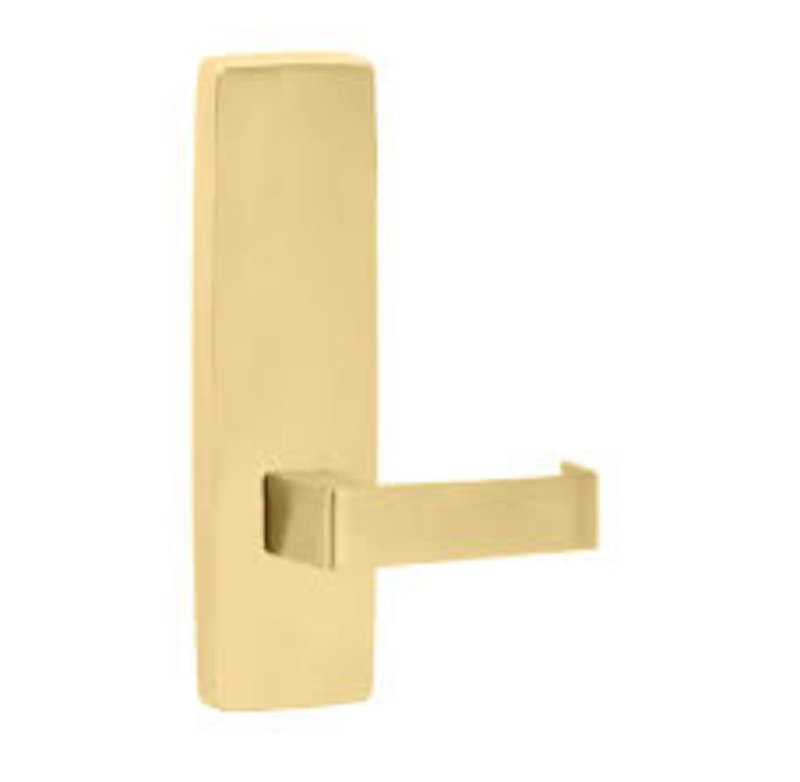 Lockwood 1805 Square End Plate With 90 Lever Satin Brass 1805/90SB
