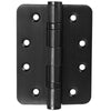 Superior Brass Radius Ball Bearing Hinge 2BB Black 100x75x2.5mm - primehardware